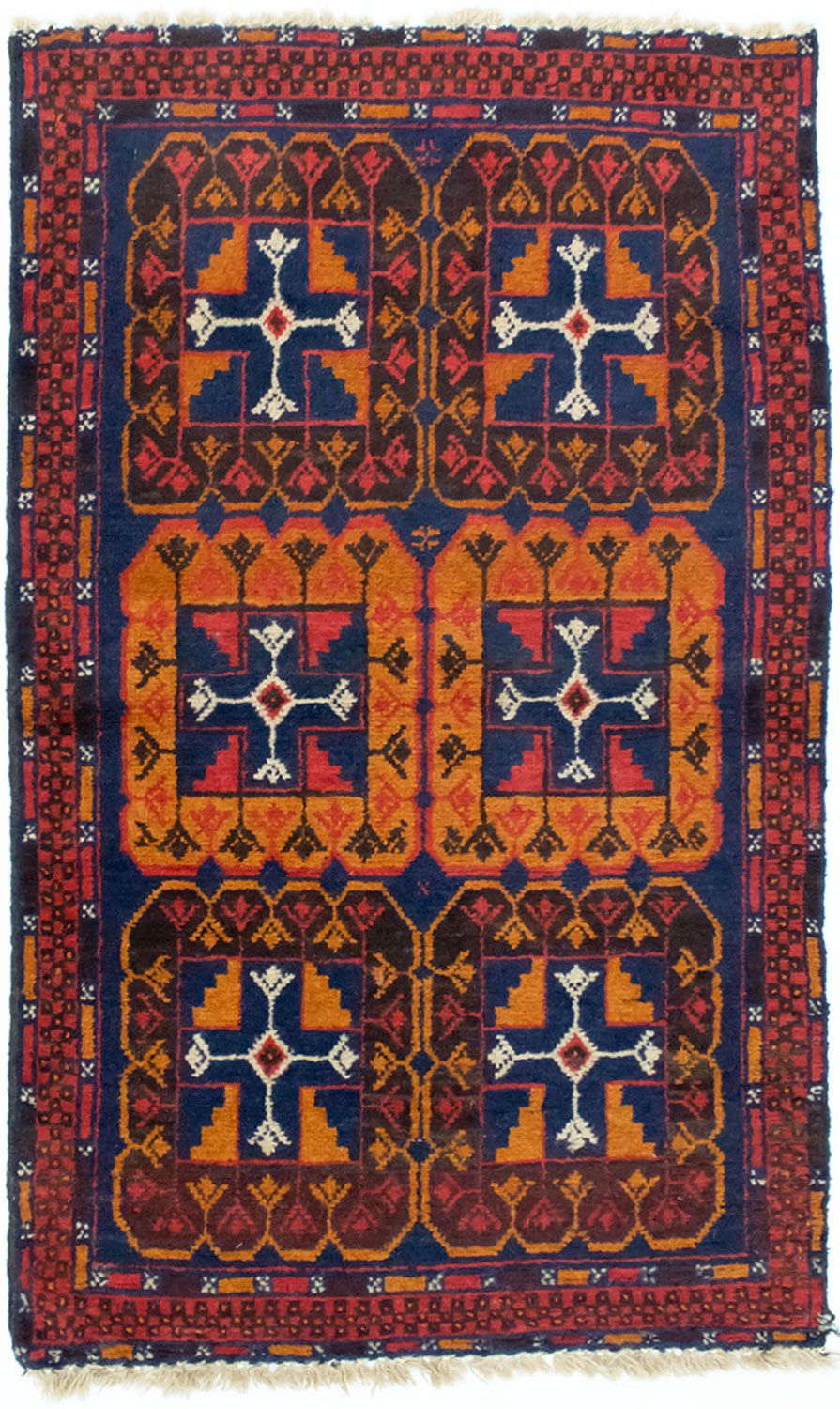 Tapis Belutsch - 120 x 73 cm - bleu