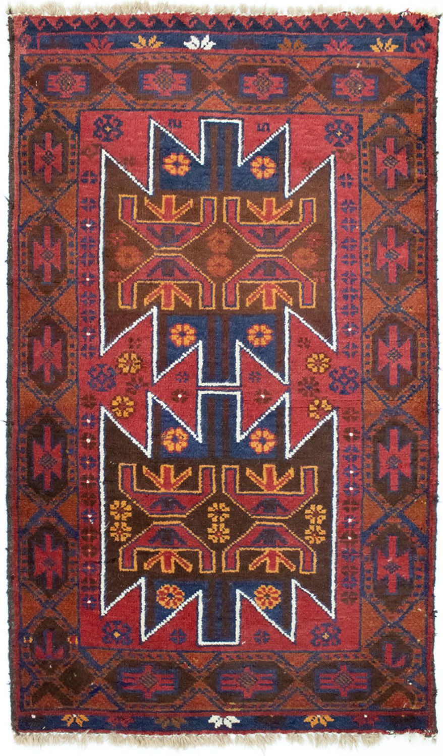 Tapis Belutsch - 133 x 79 cm - rouge