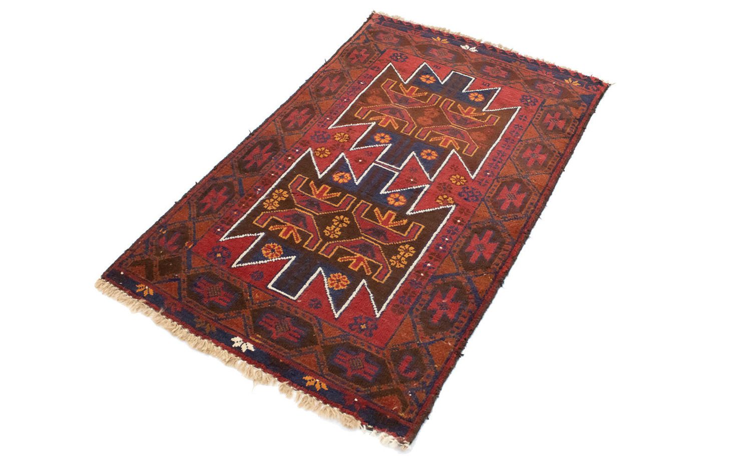 Tapis Belutsch - 133 x 79 cm - rouge
