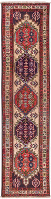 Tapis de couloir Tapis persan - Nomadic - 293 x 72 cm - beige