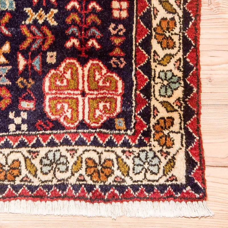 Tapis de couloir Tapis persan - Nomadic - 278 x 92 cm - rouge