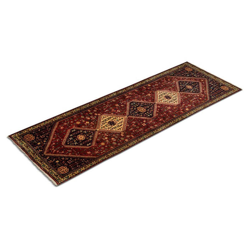 Tapis de couloir Tapis persan - Nomadic - 278 x 92 cm - rouge