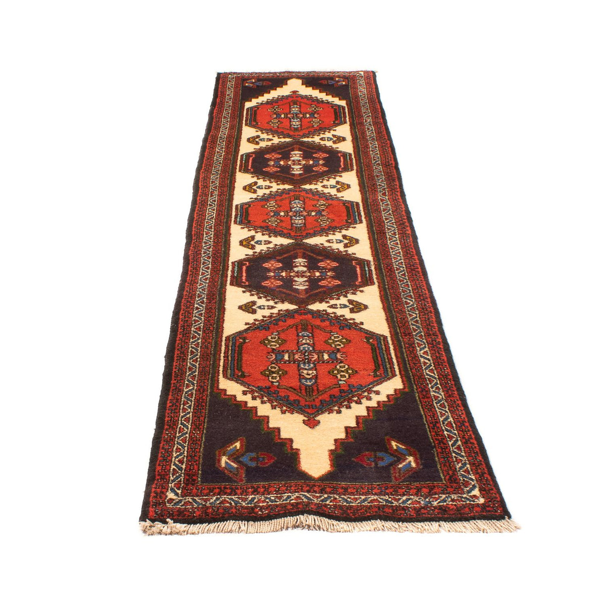 Tapis de couloir Tapis persan - Nomadic - 295 x 68 cm - beige