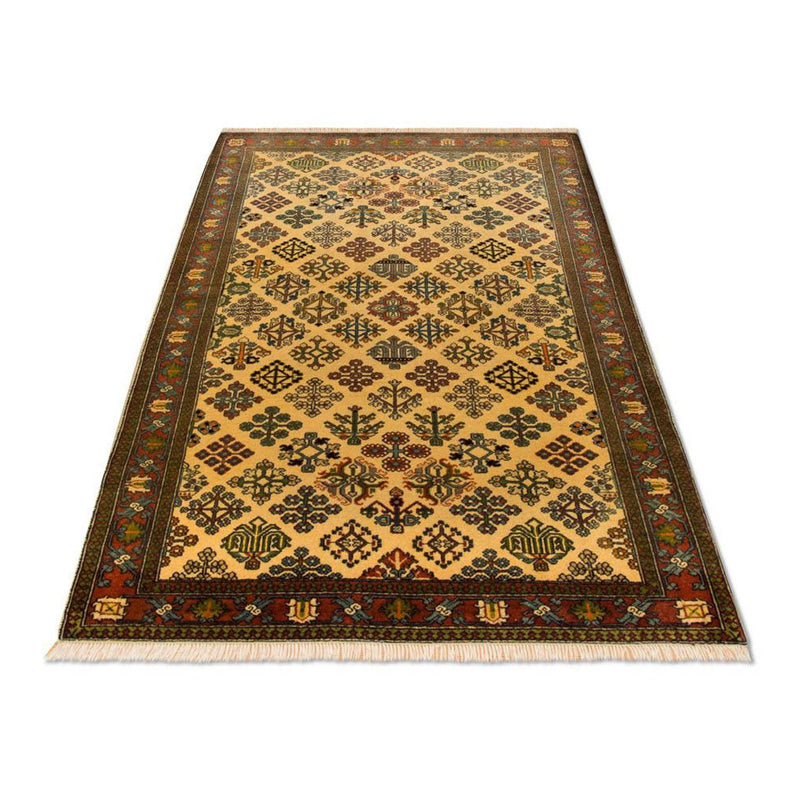 Tapis Turkaman - 157 x 100 cm - or