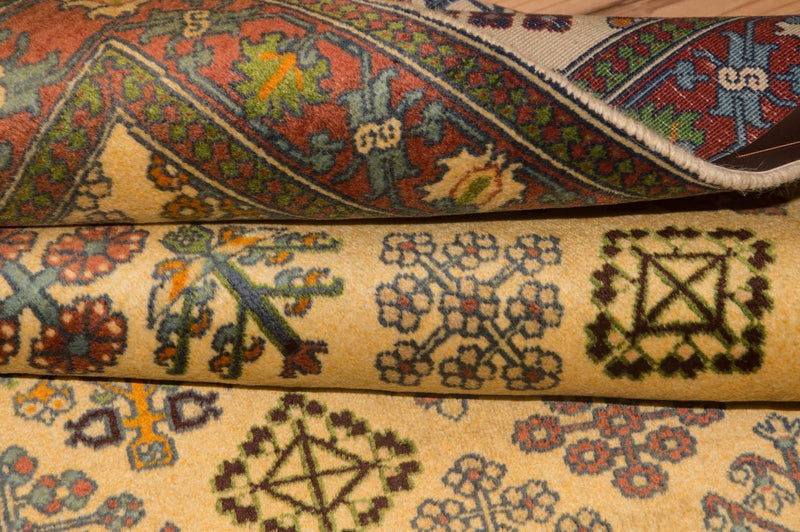 Tapis Turkaman - 157 x 100 cm - or