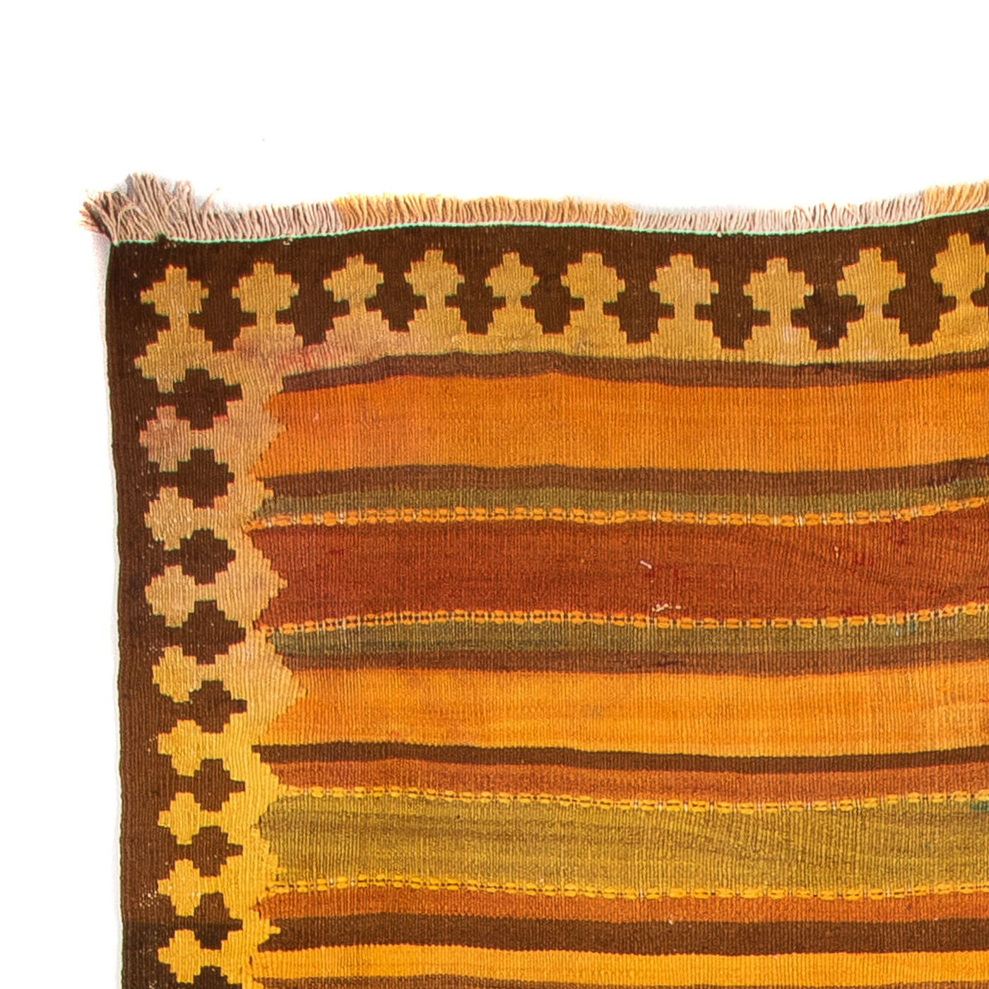 Kilim ancien Tapis 355x160cm