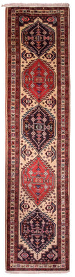 Tapis de couloir Tapis persan - Nomadic - 296 x 75 cm - beige