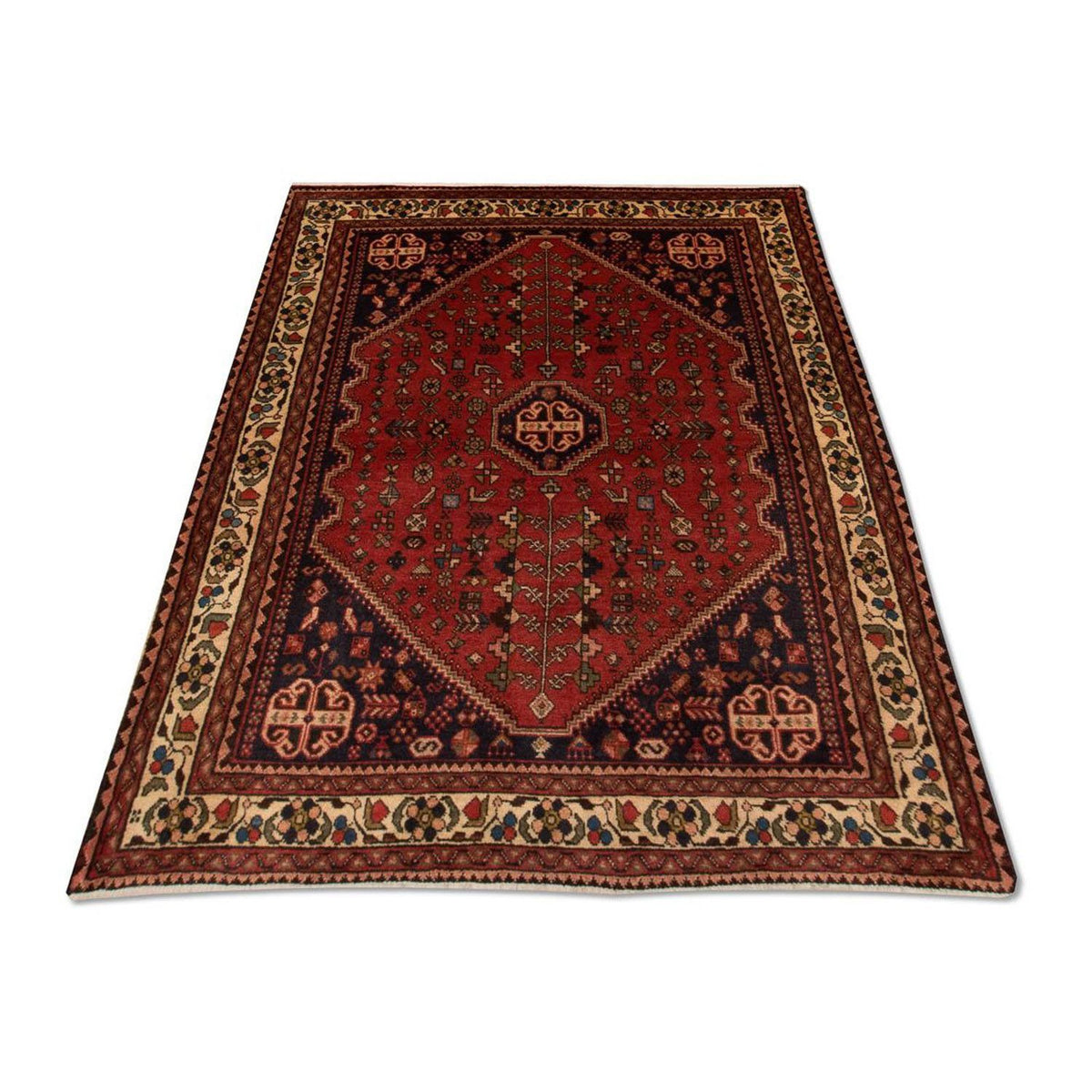 Tapis persan - Nomadic - 151 x 103 cm - rouge