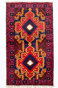 Tapis Belutsch - 135 x 73 cm - multicolore