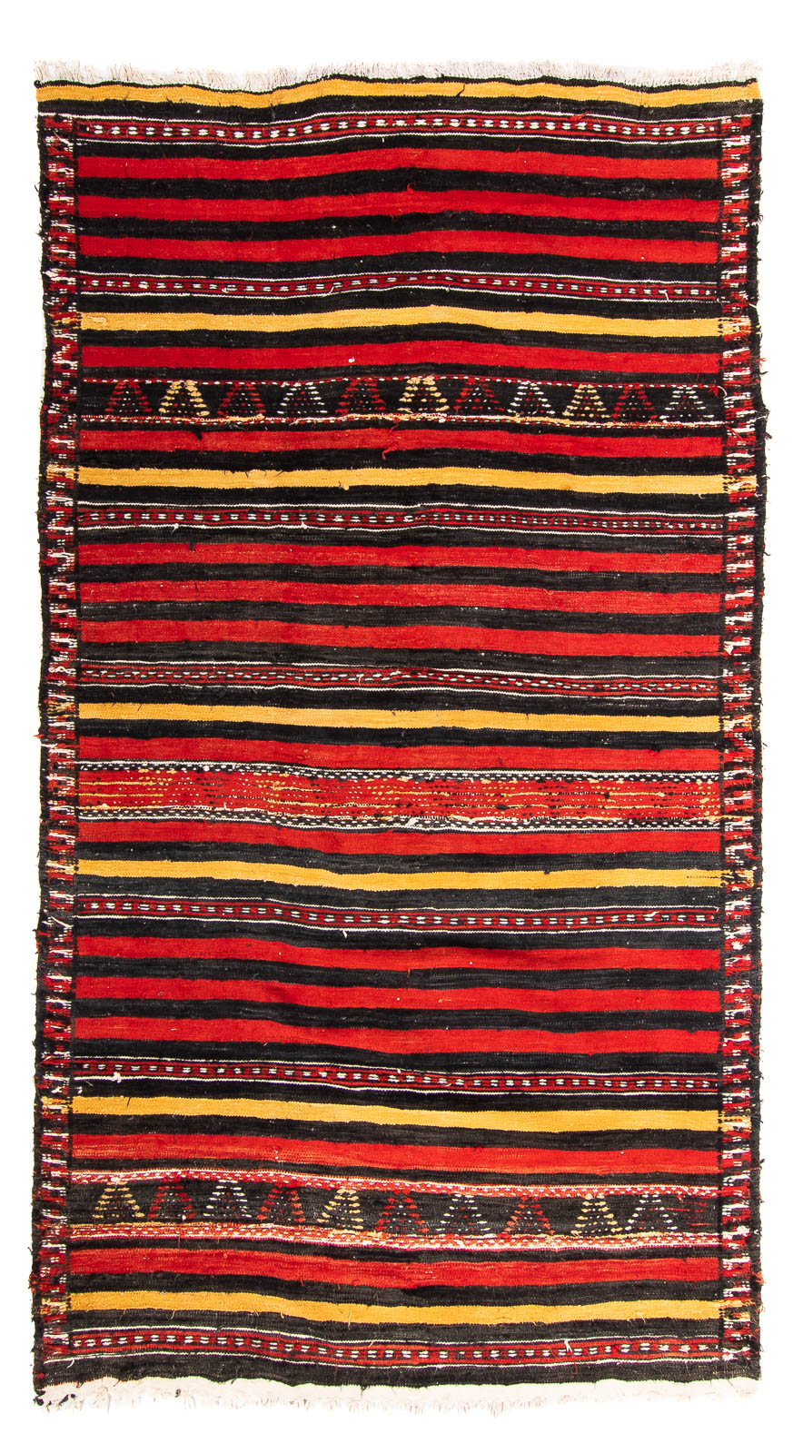 Tapis Kelim - Vieux - 245 x 135 cm - multicolore