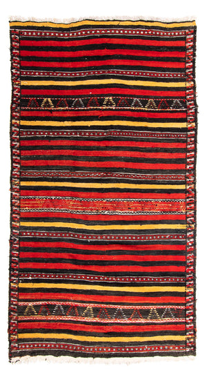 Tapis Kelim - Vieux - 245 x 135 cm - multicolore