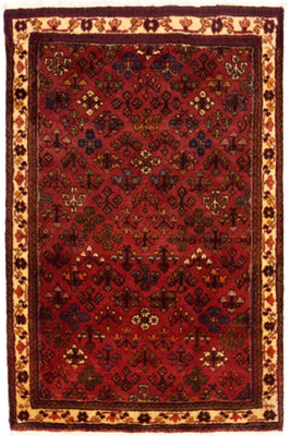 Tapis persan - Nomadic - 145 x 92 cm - rouge