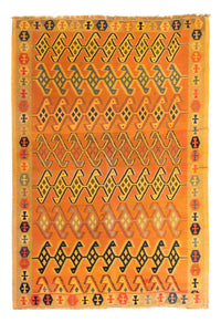 Tapis Kelim - Vieux - 250 x 180 cm - multicolore