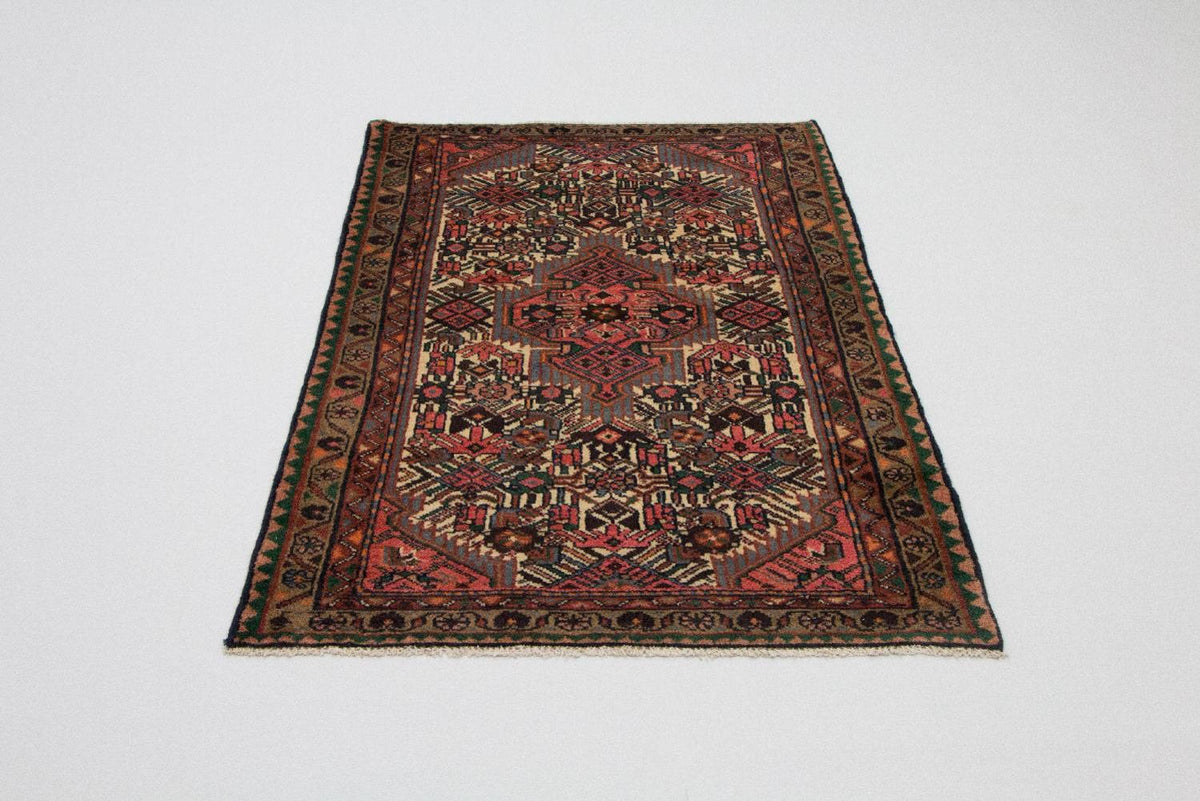 Tapis persan - Nomadic - 155 x 94 cm - marron