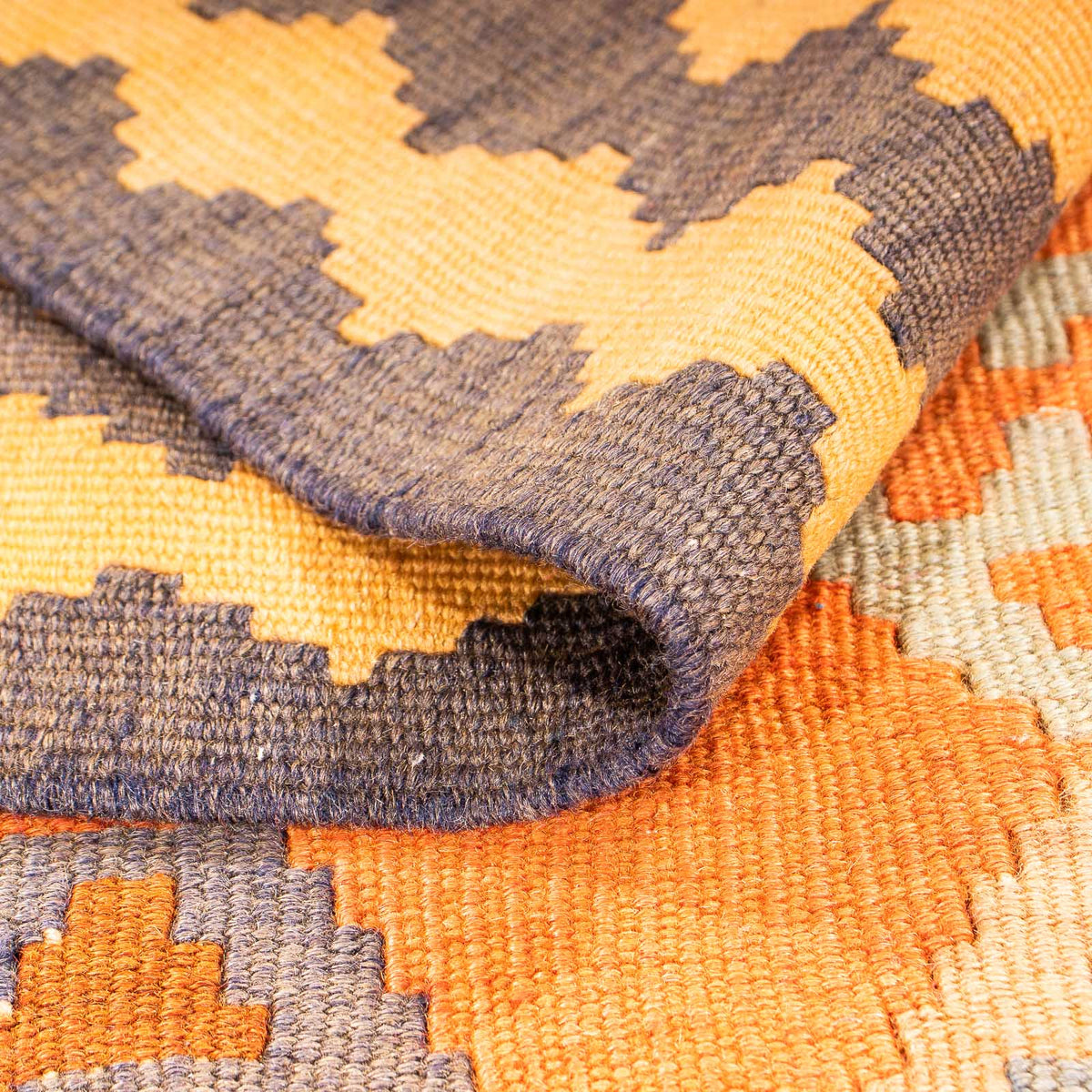 Tapis de couloir Tapis Kelim - Vieux - 290 x 140 cm - multicolore