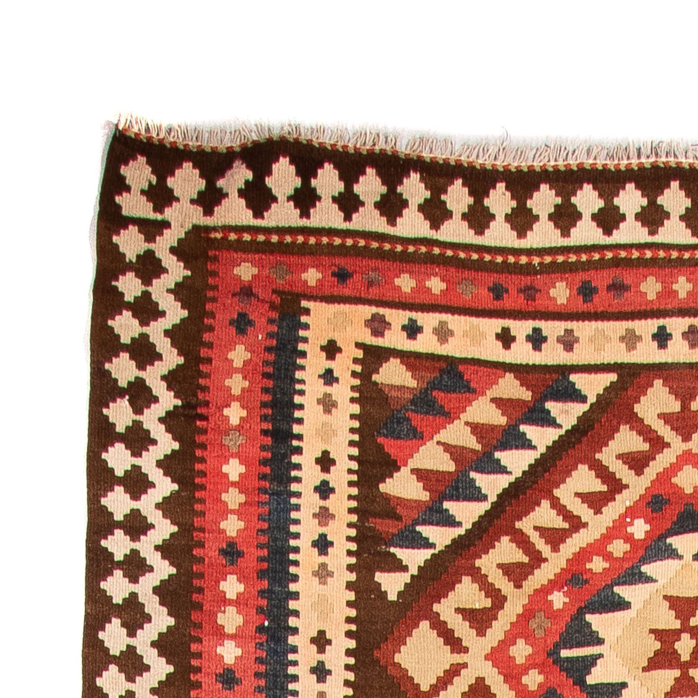 Kilim ancien Tapis 402x135cm