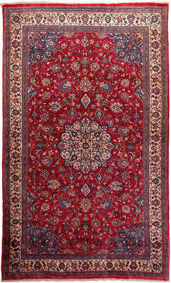 Tapis persan - Classique - 215 x 130 cm - rouge