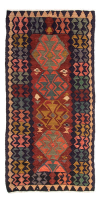 Tapis de couloir Tapis Kelim - Vieux - 230 x 110 cm - multicolore