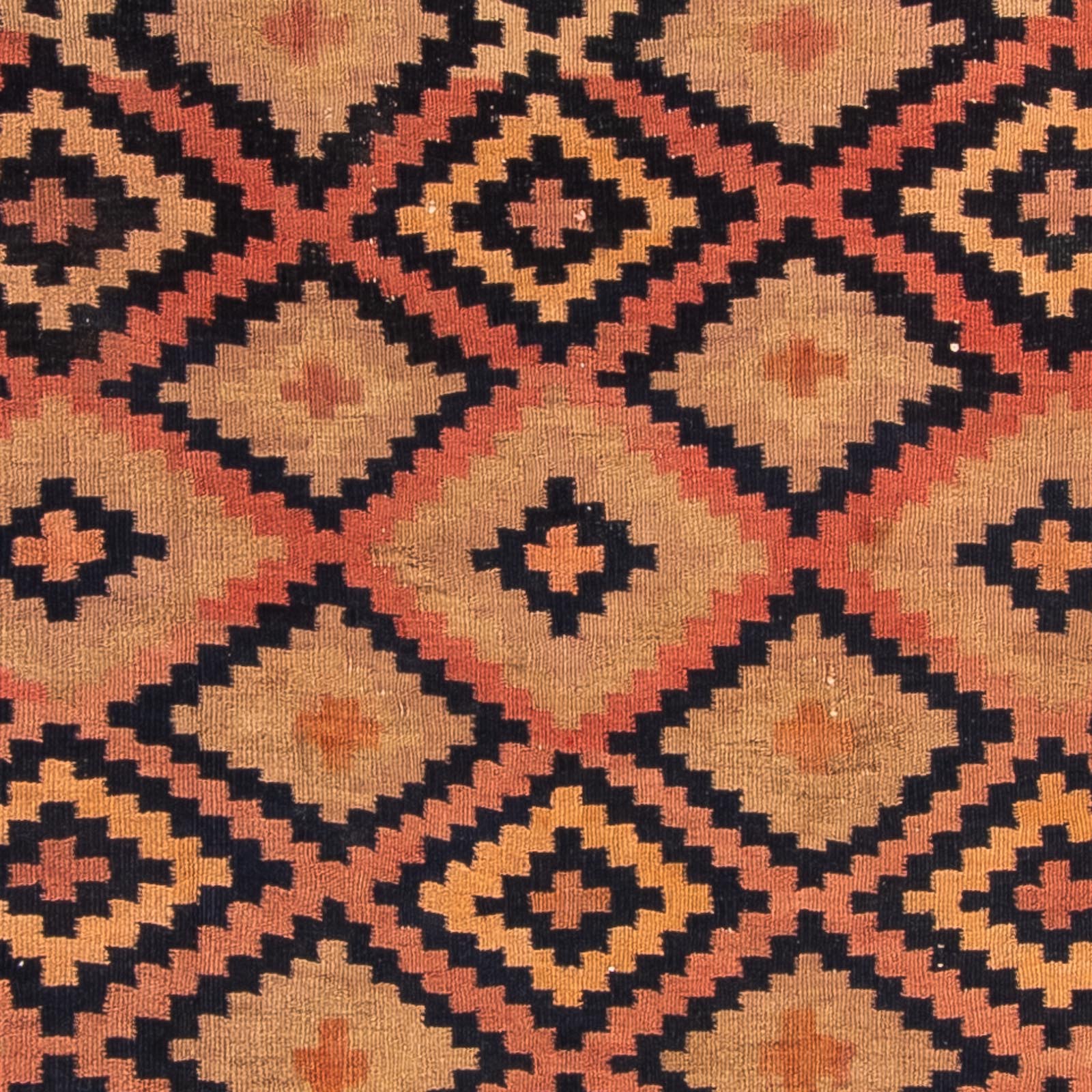 Tapis de couloir Tapis Kelim - Vieux - 330 x 145 cm - multicolore
