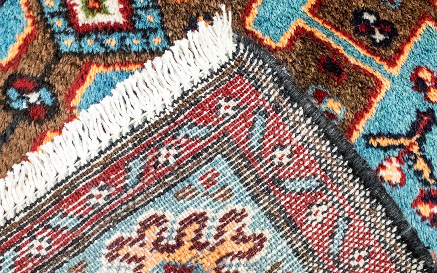 Tapis persan - Nomadic - 199 x 130 cm - bleu