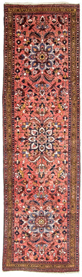 Tapis de couloir Tapis persan - Nomadic - 360 x 103 cm - rouille