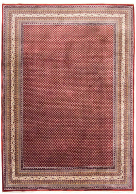 Tapis persan - Mir - 347 x 249 cm - rouge