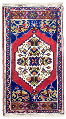 Tapis oriental - 97 x 56 cm - bleu