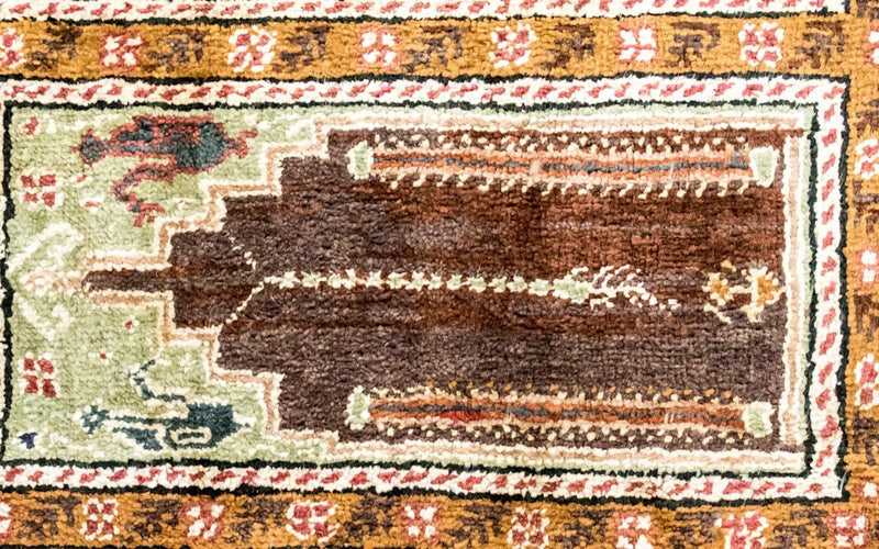 Tapis en soie - Kayseri - 104 x 66 cm - multicolore