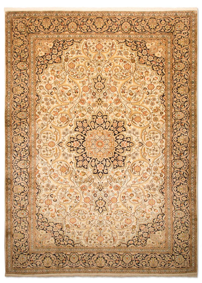 Tapis en soie du Cachemire Tapis 234x342cm - Tapis oriental