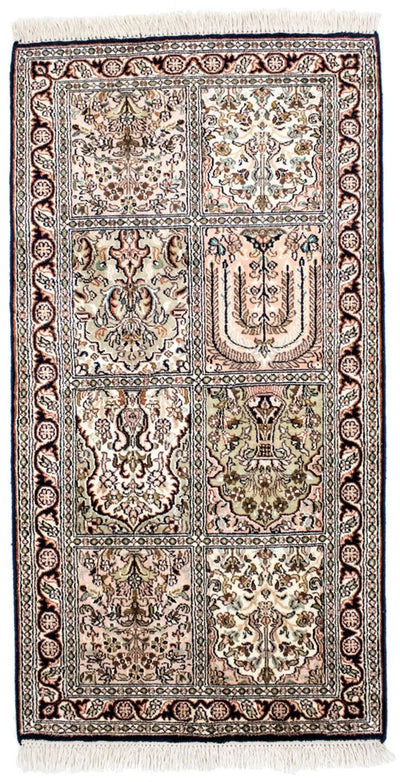 Tapis en soie du Cachemire Tapis 65x124cm - Tapis oriental