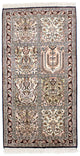 Tapis en soie du Cachemire Tapis 65x124cm - Tapis oriental
