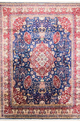 Tapis persan - Tabriz - 457 x 344 cm - bleu