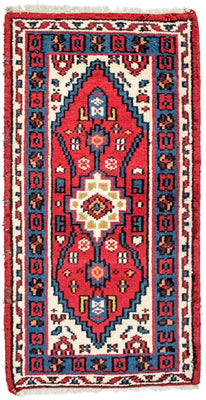 Tapis oriental - 120 x 60 cm - rouge