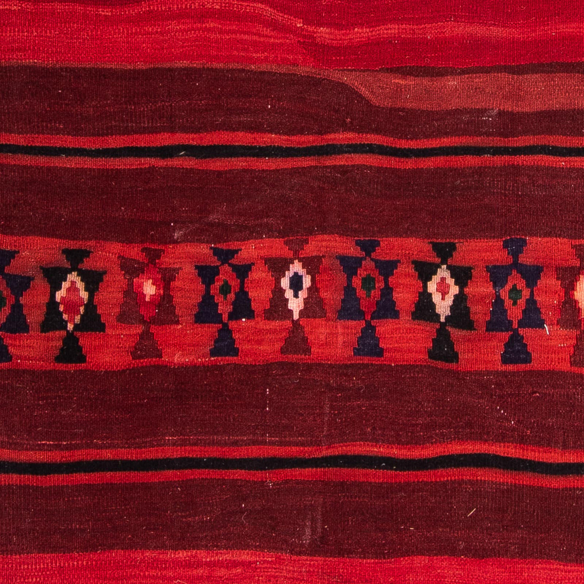 Tapis de couloir Tapis Kelim - Vieux - 315 x 155 cm - multicolore