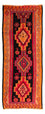 Tapis de couloir Tapis Kelim - Vieux - 325 x 140 cm - multicolore