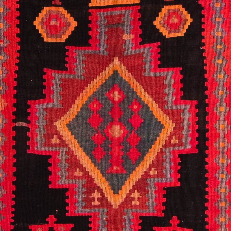 Tapis de couloir Tapis Kelim - Vieux - 325 x 140 cm - multicolore