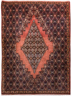 Tapis persan - Classique - 106 x 78 cm - bleu