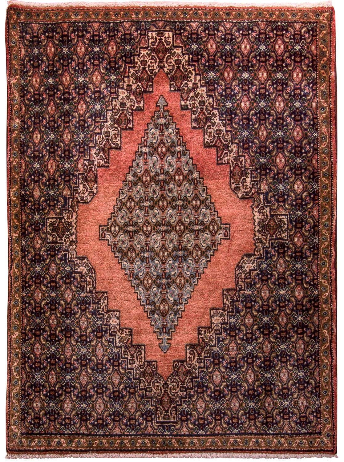 Tapis persan - Classique - 106 x 78 cm - bleu