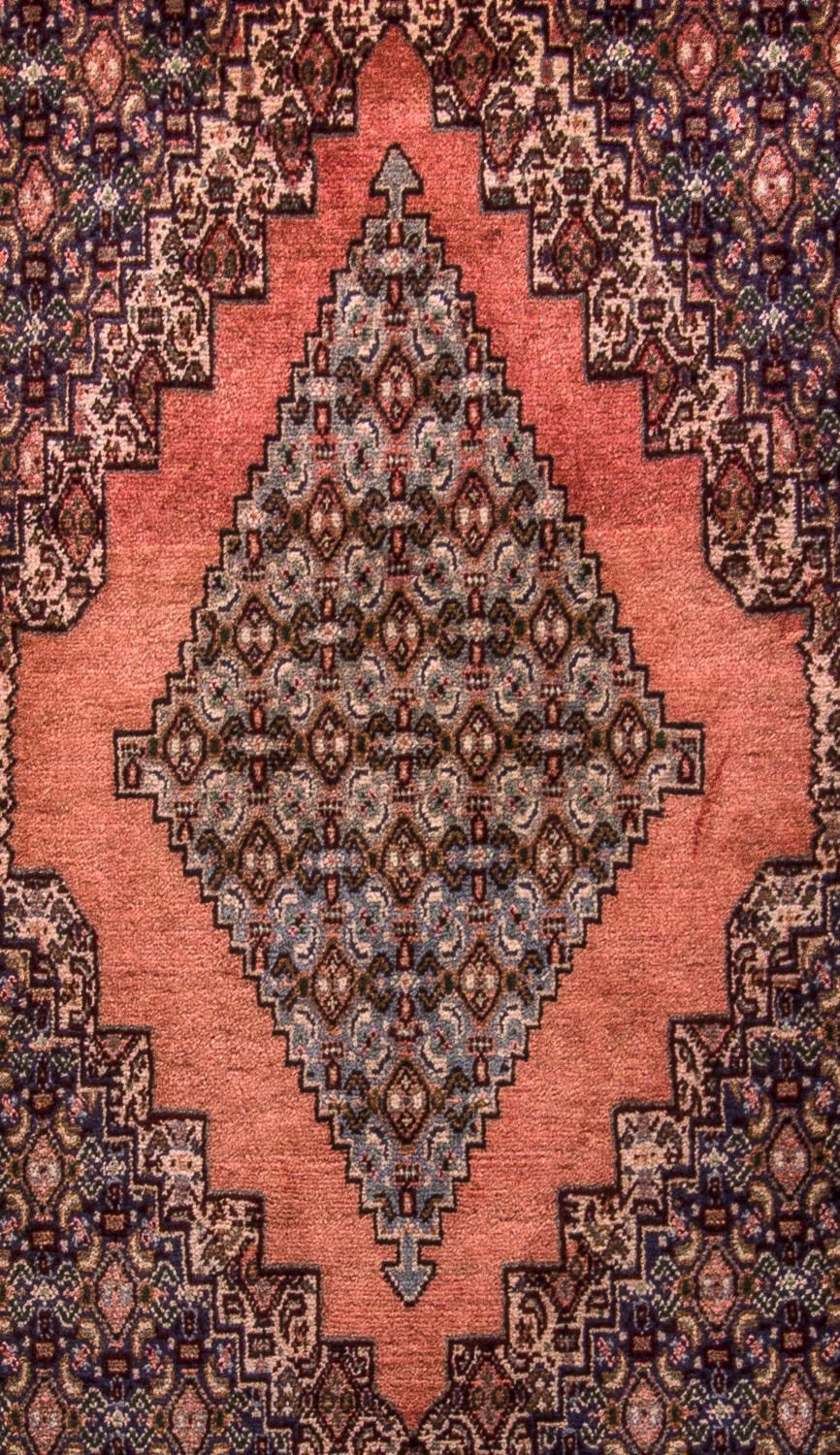 Tapis persan - Classique - 106 x 78 cm - bleu