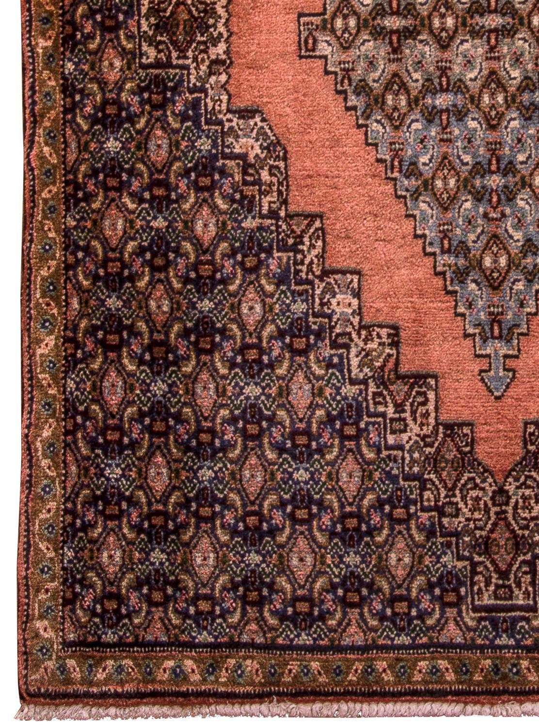 Tapis persan - Classique - 106 x 78 cm - bleu