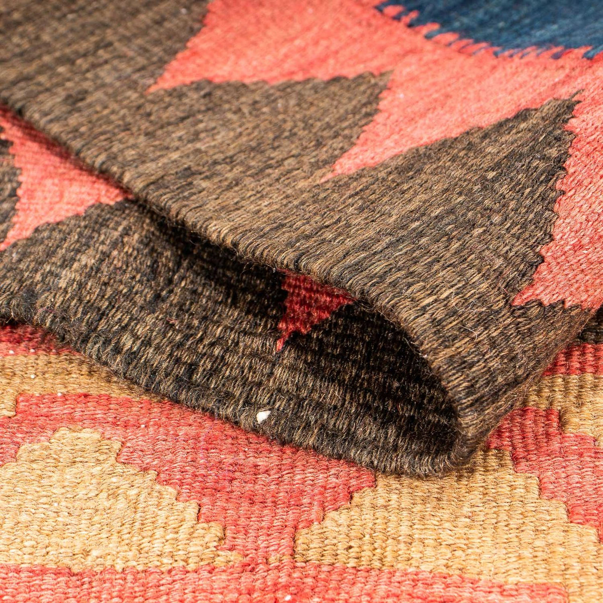 Tapis Kelim - Vieux - 200 x 110 cm - multicolore