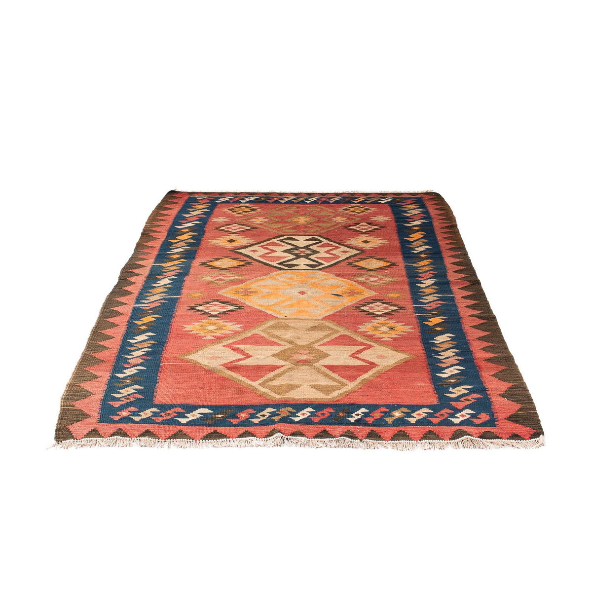 Tapis Kelim - Vieux - 200 x 110 cm - multicolore