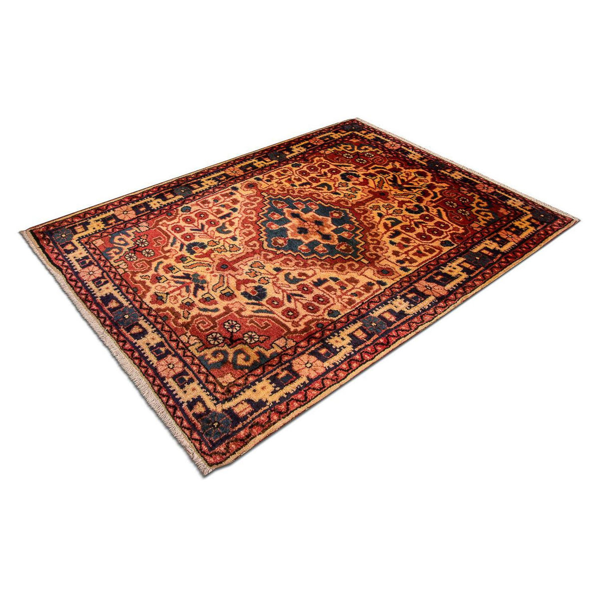 Tapis persan - Nomadic - 95 x 68 cm - multicolore