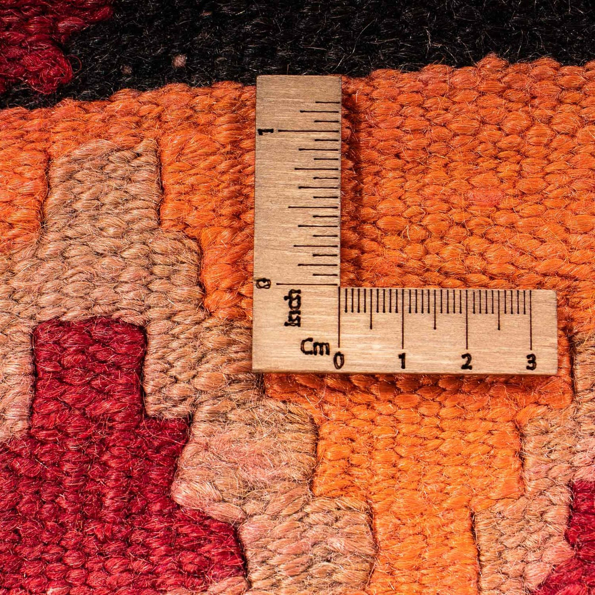 Tapis Kelim - Vieux carré  - 150 x 142 cm - multicolore