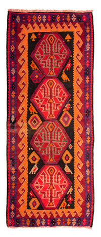 Tapis Kelim - Vieux carré  - 150 x 142 cm - multicolore