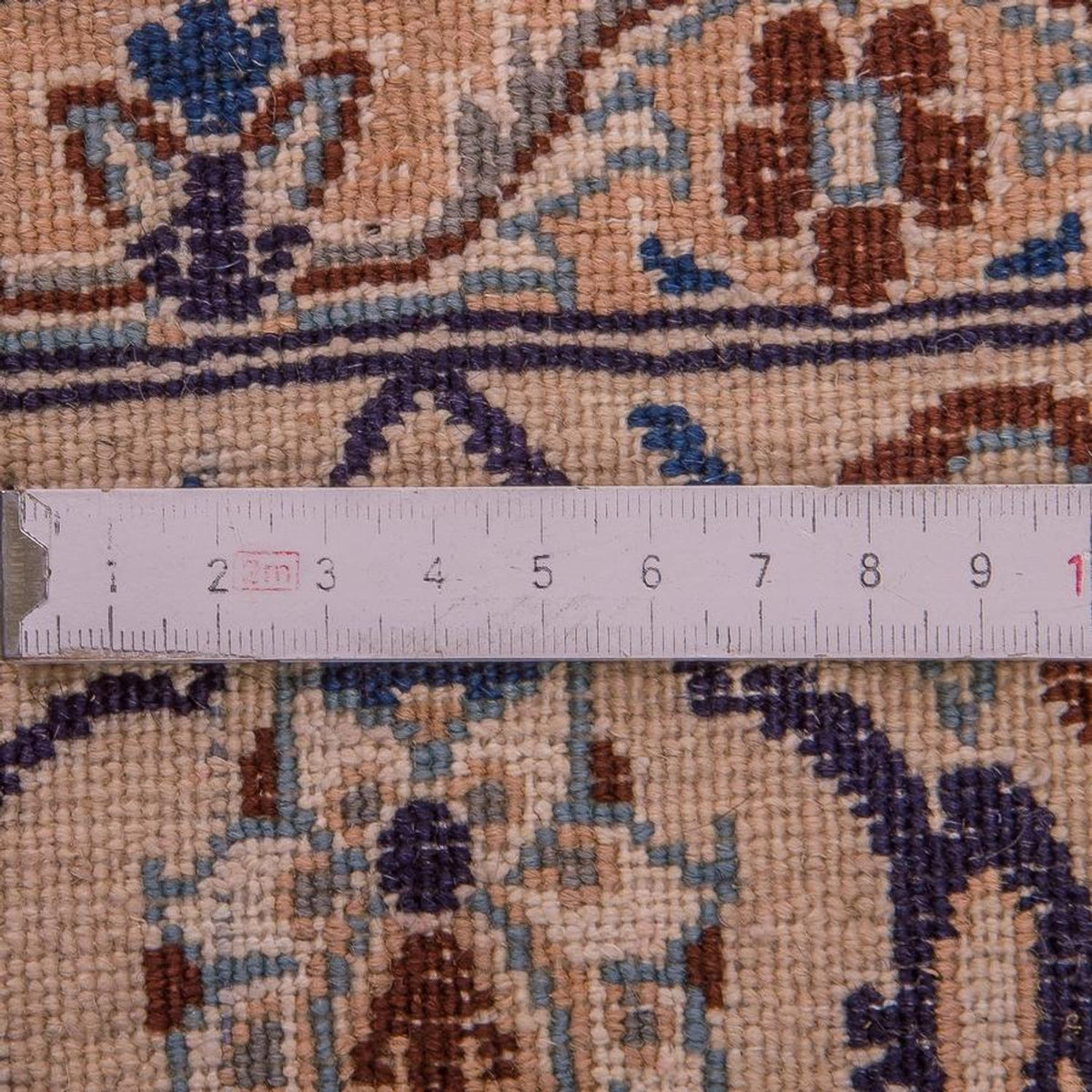 Tapis persan - Nain - Royal - 204 x 130 cm - bleu foncé