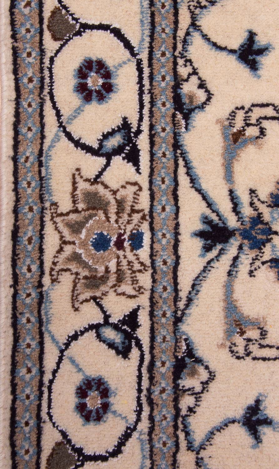 Tapis persan - Nain - 202 x 120 cm - beige