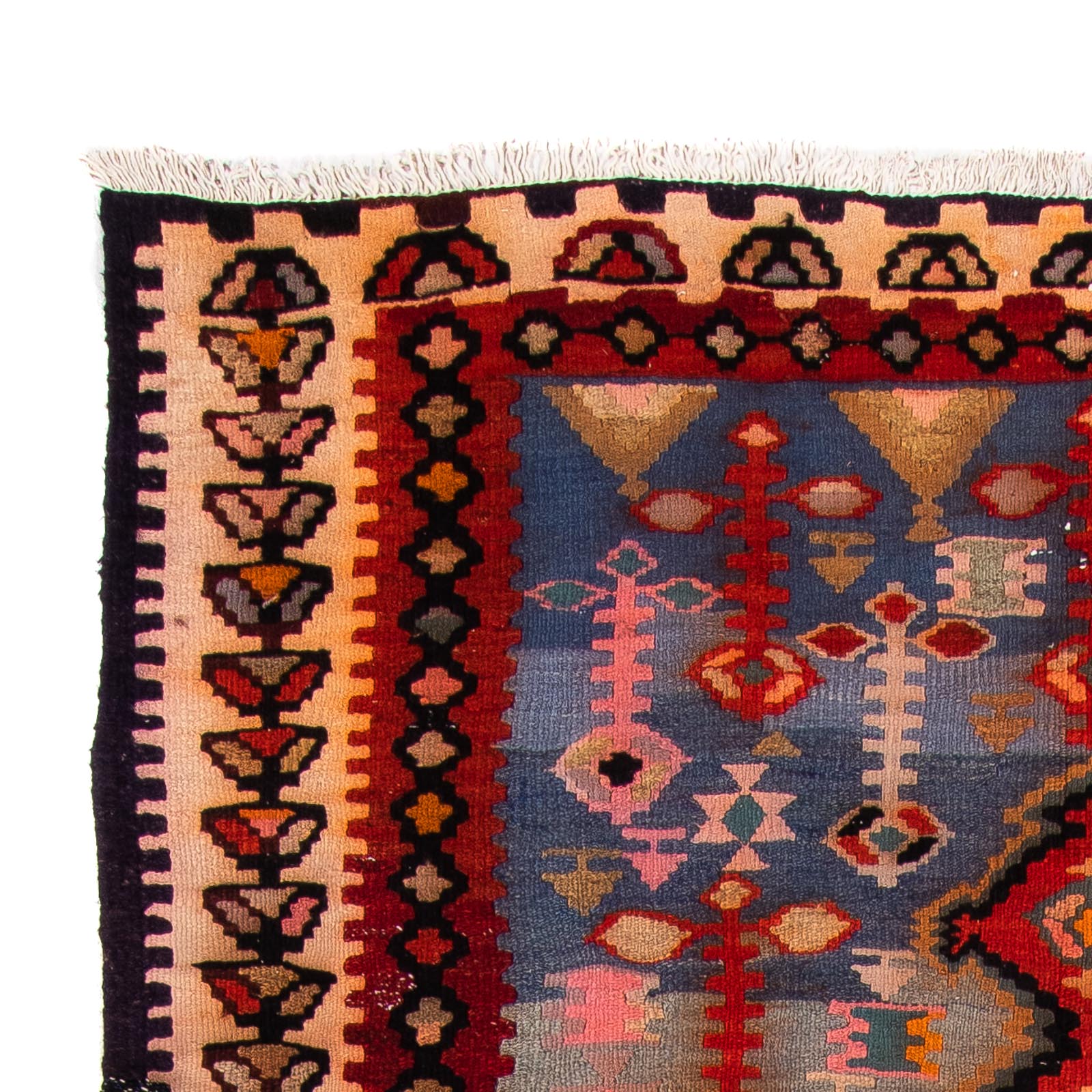 Tapis Kelim - Vieux - 295 x 185 cm - multicolore