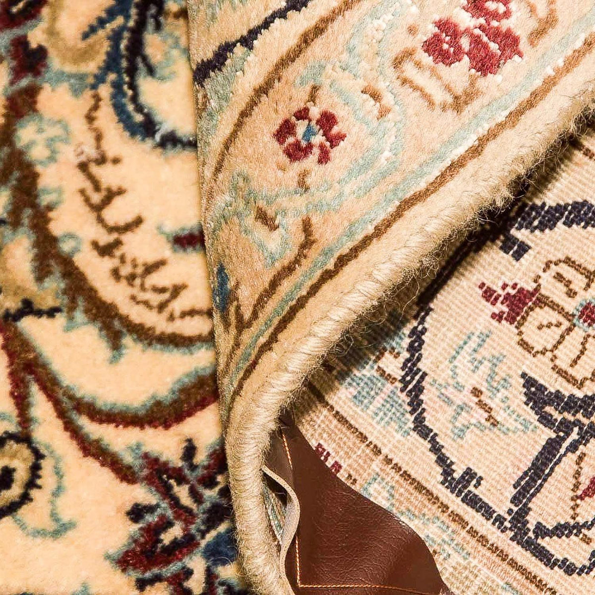 Tapis persan - Nain - Royal - 215 x 132 cm - beige