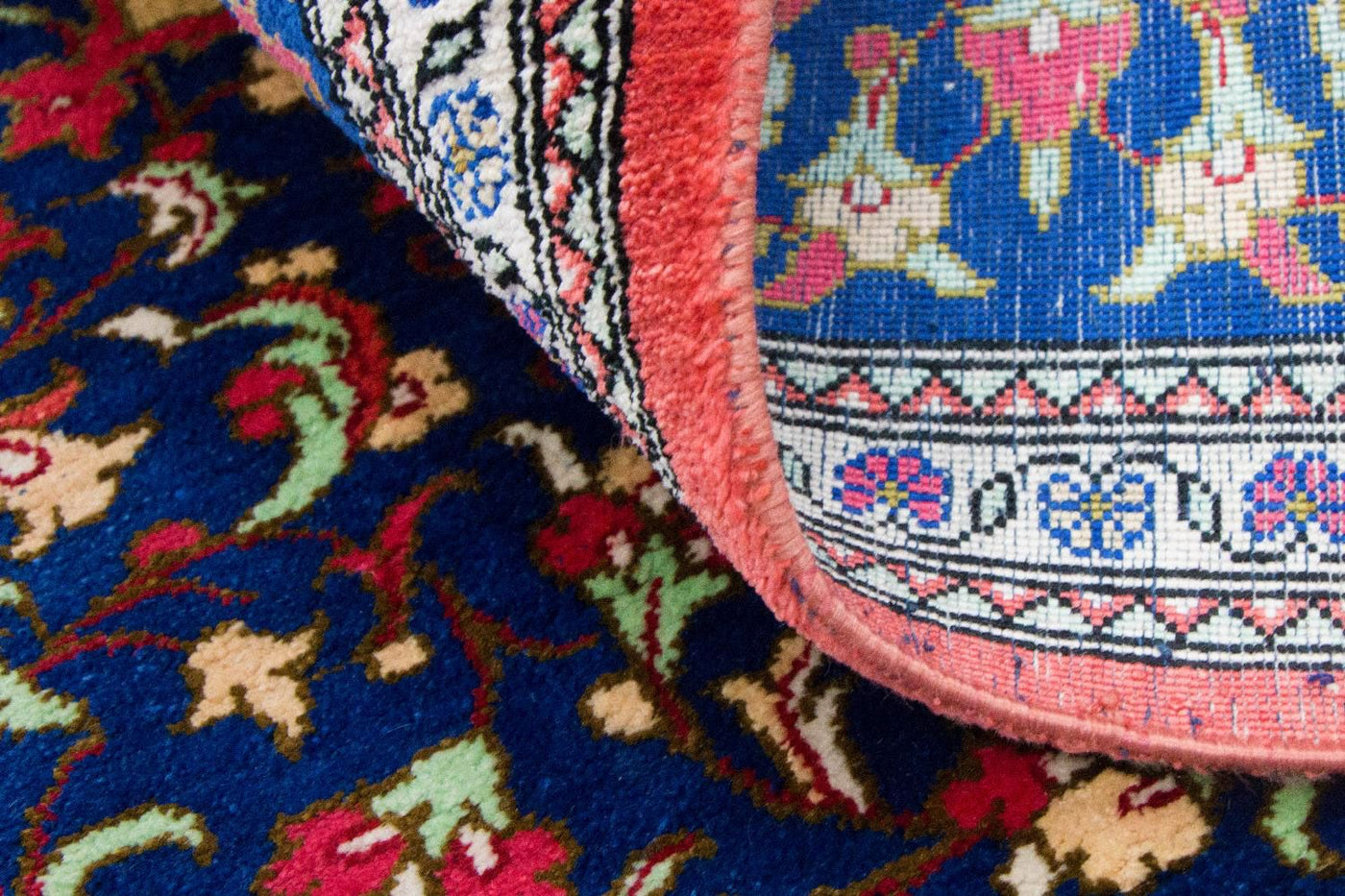 Tapis de Qom en soie Tapis 75x56cm - Tapis persan